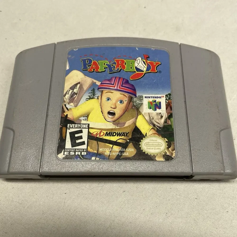 Paperboy (Nintendo 64, 1999) Authentic Working CLEANED TESTED